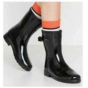 Hunter Refined Slim Fit Short Rain Boot 6